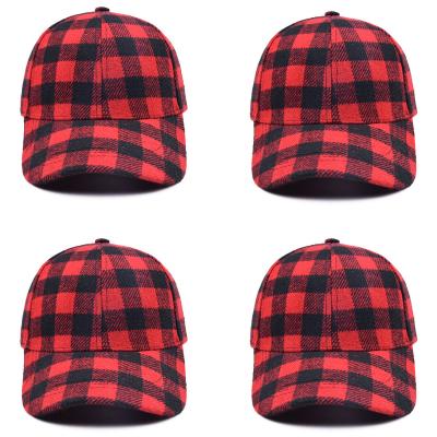 China Hip Hop Cotton Tartan Plaid Stretch Waterproof Warm Unisex Baseball Cap, Trucker Hat, Sports Hat for sale