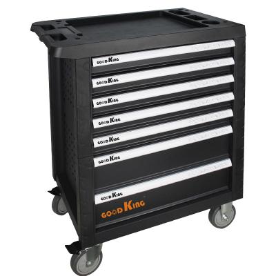 China Car Repair Garage Workshop Rolling Tool Box Tool Chest with 7 Sliding Drawers 2 in 1 Detachable Tool Storage Cabinet for sale