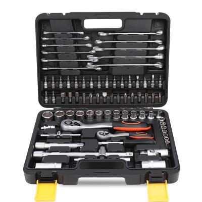 China Good Quality 78 PCs Car Repair Garage Workshop Socket Set Tools Ratchet Socket Wrench Tool Portable Auto Repairing Hand Kit Tool for sale