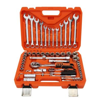 China Professional Car Repair Garage Workshop 61pc Mechanical Socket Wrench Set Auto Repair DIY Tools for sale