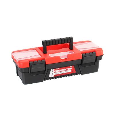 China Motorcycle Plastic Thickened Red Tool Box Finishing Storing Bike Toolbox pp High Quality Plastic Tool Box for sale