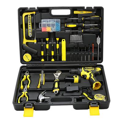 China Woodworking Tools Specialized 117pcs Hardware Tools Hand Drill Tool Kit Woodworking Vehicle Repair Machine Impact Drill Machine Tools Electric Drill for sale