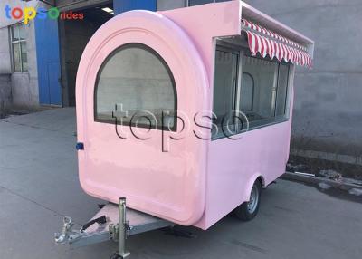 China Popular Mobile Food Trailer Safe Mobile Catering Units Dual Towing Chains for sale