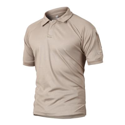 China Anti-wrinkle Short Sleeves Polo T-shirt Plain Turn Down Collar 2023 High Quality Men's Breathable Short Sleeve Polo Shirt for sale