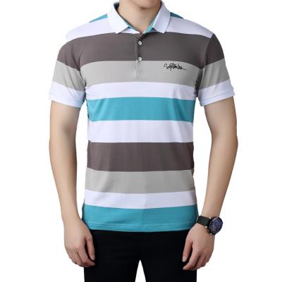 China high quality 100% cotton summer Anti-wrinkle short sleeves luxury golf polo shirt for men for sale