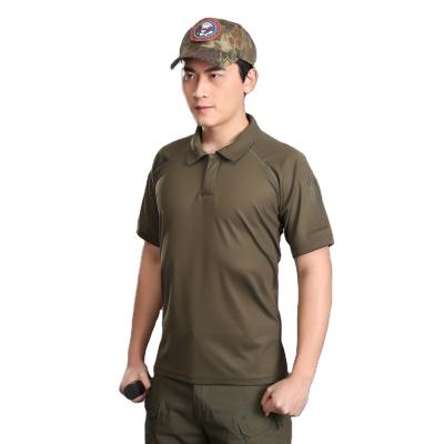 China High Quality Anti-wrinkle Design New Men Short Sleeve Outdoor T-shirt Polo Shirt Custom White T-shirt Tactical Pullover for sale