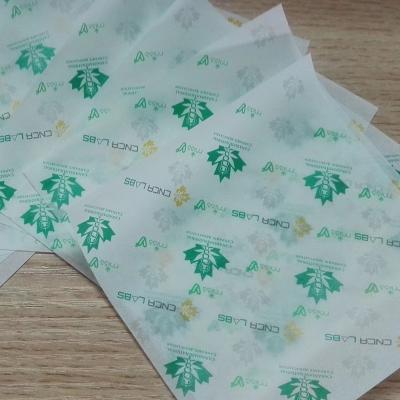 China Wholesale Custom Logo and Size Hamburger Sandwich Tissue Paper Food Greaseproof Printed Wrapping Paper Wrapping Paper for sale