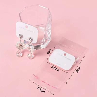 China Morden Customize Logo Display Box Printing Earring Card Necklace Socket Jewelry Packaging Paper Card for sale