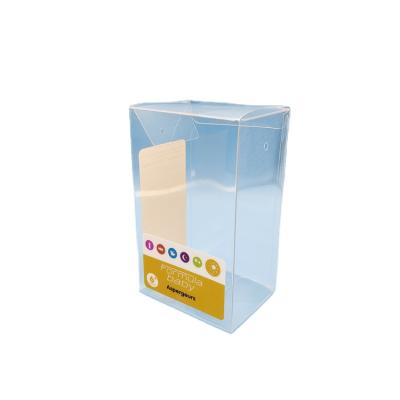 China Hot Selling Transparent Plastic PET Recyclable Toy Gift Box Packing Boxes PET Folding Box for sale