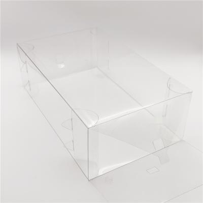 China OEM Logo Plastic Packaging Case Shoe Good Quality Recyclable Clear Plastic Box Display Acrylic Box for sale