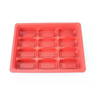 China Tray Thick Blister Packaging Recyclable PVC PP Plastic Frozen Food Dumpling Disposable Packaging Tray for sale