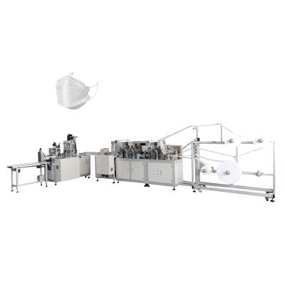 China Factory kf94 full automatic fish eye mask machine machine-machine for making face mask for sale