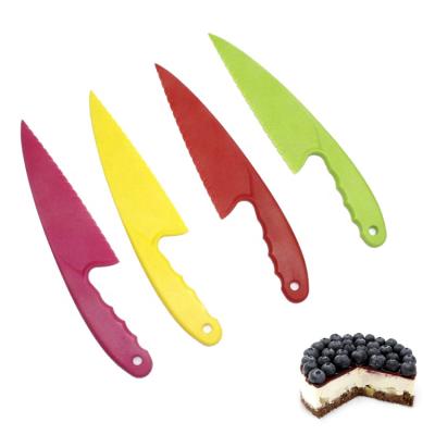 China Viable Cheap Price Food Safety Plastic Cake Knife Wedding Cake Knife Set for sale