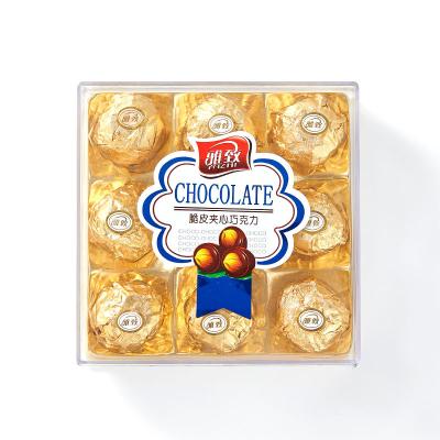 China Wholesale Yummeet T8 Waffle Crunchy Milk Chocolates and Candy Dark BALL for sale