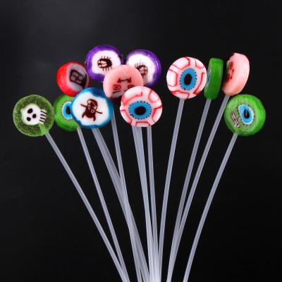 China Yummeet Halloween Lollipop Natural Wholesale Creative Funny Bulk Custom Candy for sale