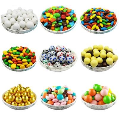 China Wholesale Bulk Yummeet Colorful Crispy Stone Sugar Coated Candy and Milk Chocolates Candy for Kid BALL for sale