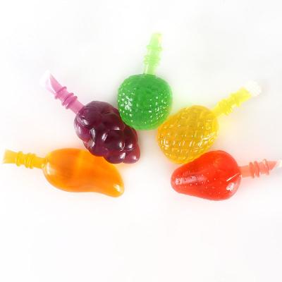 China Yummeet Full Size Custom Instant Snack Fruit Shaped Jelly Fruit Dessert Food Candy Jelly for sale