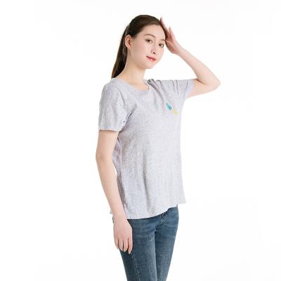 China Wholesale High Quality Anti-Wrinkle Promotion Price 2022 Women Puls Rank T-shirt Plain Custom T-shirts for sale