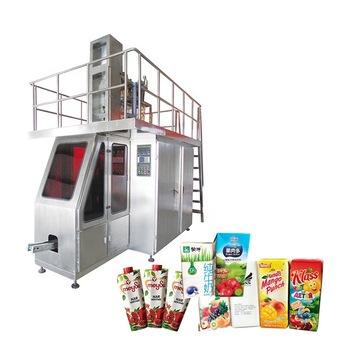 China 5600 CPH Food Paper Carton Filling Machine Long Shelf Life For Juice Drinks Lemon Juices for sale