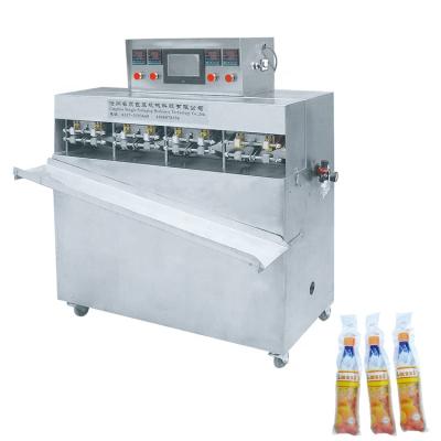 China Automatic Beverage Spout Pouch Filling Capping Machine For Jelly Milk Water Rotary Liquid Type for sale