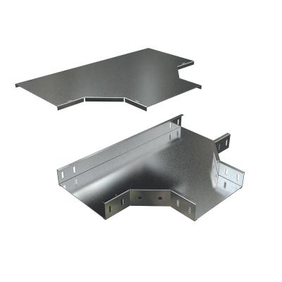 China High Quality Odm And OEM Steel Flat Cable Tray Horizontal Contraction Tee for sale