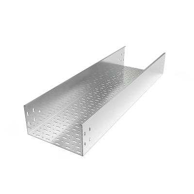 China Multi-specification 150*300 stainless steel wire trough steel customized galvanized cable tray for sale