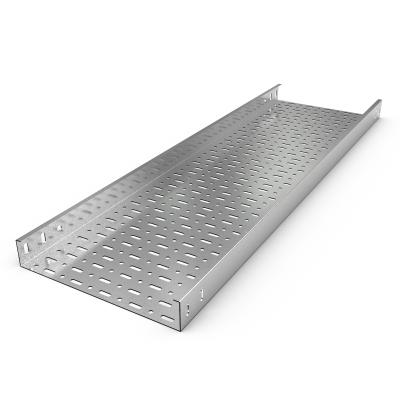 China CE 50*400 Steel Certificate Fabricates Hot Dip Galvanized Steel Perforated Cable Tray for sale