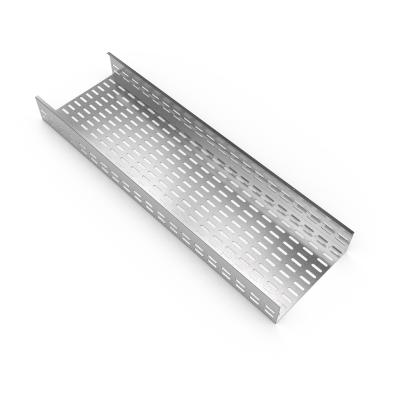 China Heavy Duty Steel Hot Dip Galvanized To Powder Coated Perforated Cable Tray for sale