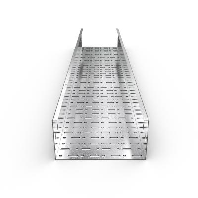 China Discounted Price Steel Perforated Cable Tray Stainless Or Galvanized Steel Factory 3000x100x50x1.2mm Custom Customized SHS50-100 1.2mm for sale