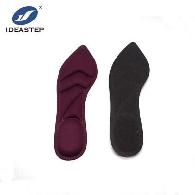 China Ideastep Promotional Women Insoles for High Heels Orthotic Arch Support PU Foam Soft Insoles à venda