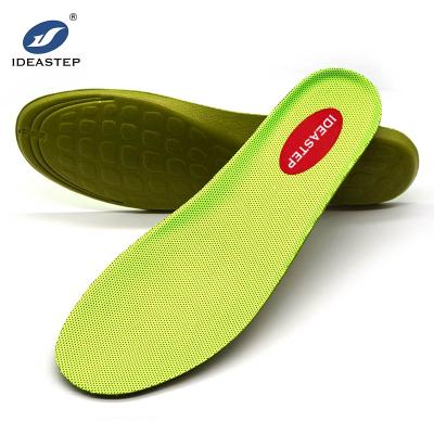 China Ideastep hot wholesale foot odor care bamboo green pu foot shoe insole eco friendly sweat absorbing à venda