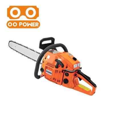 China 2-Stroke O O Power Two Stroke Air Cooled 4500 Gasoline Chainsaw for sale