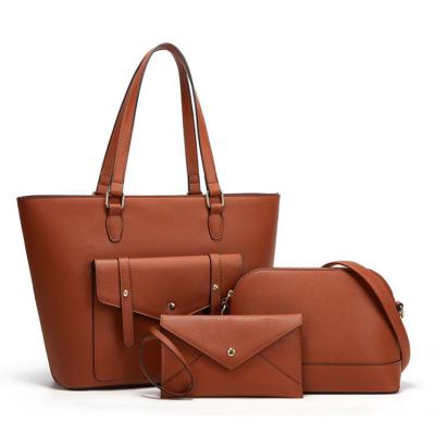 China 3 Pieces Set Handbags Wrap Accessories Decorative Cross - Body Famous Brand For Women Large Tote Shoulder Handbag Set for sale