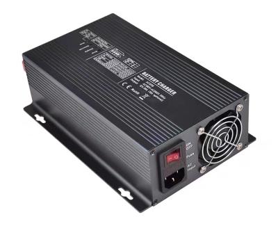 China 48V 10A AC-DC batterijladeradapter Lifepo4 voor lithium-ijzerfosfaatbatterijen Te koop