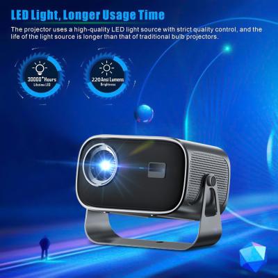 China BT 5.0 Bluetooth Mini Portable Projector With Multi Angle Adjustment Keystone Correction And LED Light Source Display Chip for sale