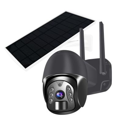 Китай батарея IP66 приложения Tuya камеры CCTV 4G 1080P 170mA PTZ солнечная перезаряжаемые продается