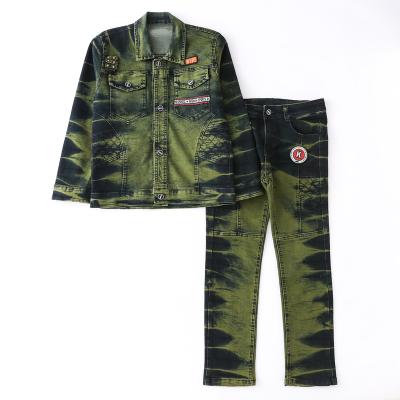 China Cowboy Costume Color Fabric Set Kids Color Fashion Custom Made Quality Is Army Green Good for sale