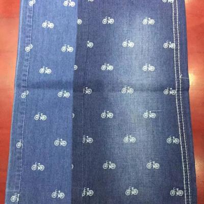 China Breathable hot new printing custom thin denim fabric is refreshing and comfortable for sale