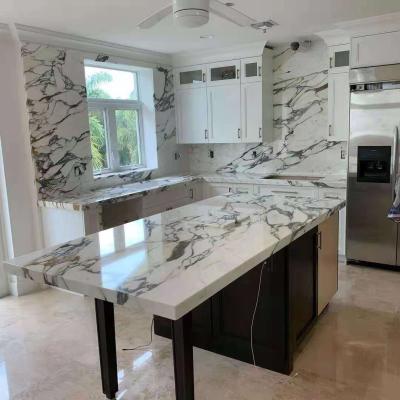 China Italy Vanity White Marble Arabesccatto Luxury Scratch Marble Top for sale