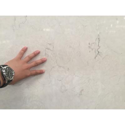 China Modern How To Put Granito Countertops Artificial Quartz Marble Looking Inorganic Stone On Kitchen Top for sale