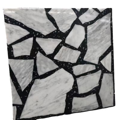 China Contemporary Factory Directly Customized Interior Decoration Bathroom Floor Tiles Stone Terrazo for sale