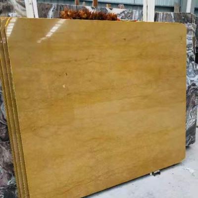 China Modern natural beige marble stone slabs for interior decoration for sale