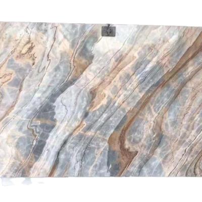 China Roma Impress Natural Thin Quartzite MODERN Slabs Aluminum Honeycomb Panel for sale