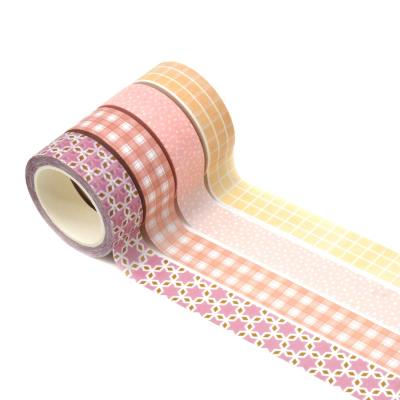 China Portugal Factory Sticker Waterproof Popular Stamp Printing Planning Washi Tape Supplier for sale