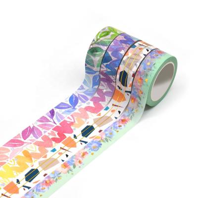 China Clear Foil Unicorn Washi Tape Waterproof UK Tropical Travel for sale