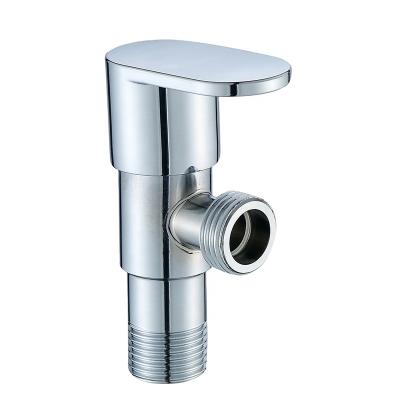 China New Modern Chrome Handle Toilet Control Wall Mounted Angle Valve for sale