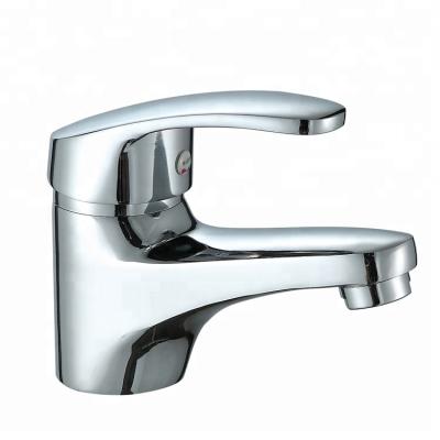 China Thermostatic Faucets Polishing Single Handle Chrome Plated Bathroom Basin Faucets for sale