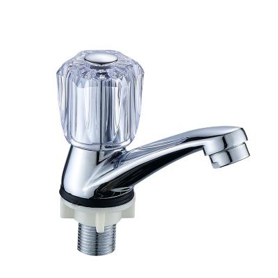 China Thermostatic Basin Single Sink Cold Water Bathroom Design Faucets Long Body Pillar Cock Faucet for sale