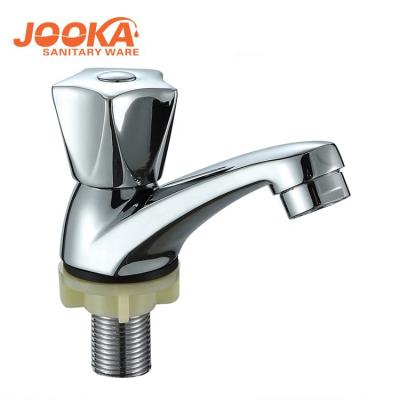 China Hot Selling Cold Water Zinc Single Lever Water Taps Bathroom Wash Skin Faucets Basin Faucet Thermostatic Faucets for sale