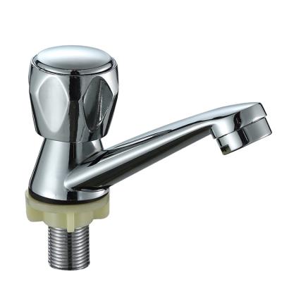 China Thermostatic Faucets Hot Selling Chromed Plastic Handle Wash Basin Faucets for sale